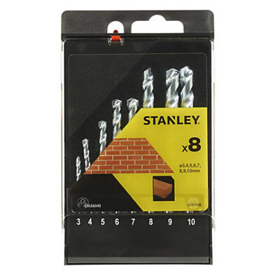 STANLEY STA56040-QZ Sada vrtáků do betonu 3-10mm 8dílná  (7901237)