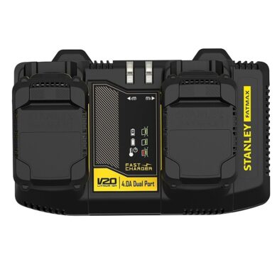 STANLEY SFMCB24-QW Nabíječka duální 20V 4,0A s USB SFM  (7919262)