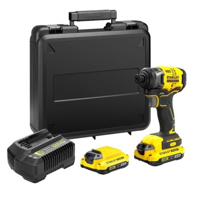 STANLEY SFMCF810D2K-QW Aku rázový utahovák 20V 2x2,0Ah 1/4" SFM  (7919286)