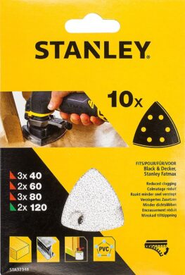 STANLEY STA32348 Sada brusných papírů 10ks mix pro MT300/FME650/SFMCE500  (8200212)