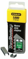 STANLEY 1-TRA706T Spony HD balení 1000ks 10mm typ-G - HD sponky typ G 4/11/140