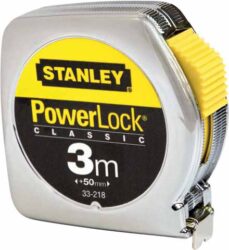 STANLEY 1-33-218 Metr svinovací 3m kovový PowerLock - Metr svinovac 3m kovov PowerLock STANLEY 1-33-218