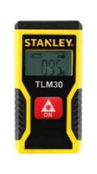 STANLEY STHT9-77425 Laserový dálkoměr 9m mini TLM30 (+/- 6 mm) - Laserov mi vzdlenost TLM30, dosah 0,5-9m. STANLEY STHT9-77425