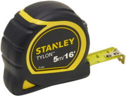 STANLEY 0-30-696 Metr svinovací 5m/16ft (mm+inch) Bimateriální Tylon blister - Svinovac metry Tylon - metrick/palcov stupnice
	