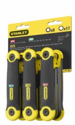 STANLEY 69-268 Sada klíčů 25dílná imbus 1,5-8mm & torx T9-T40 & inch 5/64"-1/4" - Sada kl 25dln imbus 1,5-8mm& inch 5/64-1/4& torx T9-T40