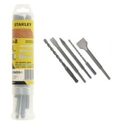 STANLEY STA54400-XJ Sada sekáčů a vrtáků SDS-plus 5dílná - 5dln sada vrtk a sek s upnnm SDS-plus. STANLEY