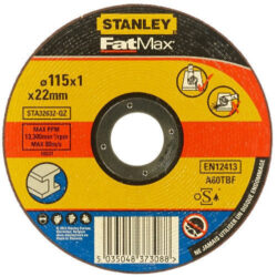 STANLEY STA32627-QZ Kotouč řezný 125x1,6mm na hliník - ezn kotou pro hlov brusky s prmrem 125mm na hlink. STANLEY