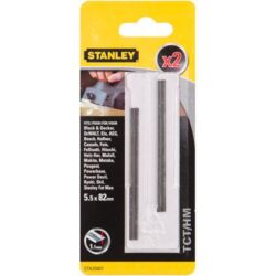 STANLEY STA35007-XJ Nůž do hoblíku TCT 82mm sada 2ks - Noe pro elektrick hoblky, TCT/HM 82 x 5,5 x 1,1 mm, 2 kusy. STANLEY