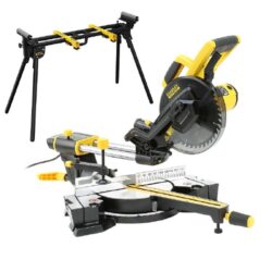 STANLEY FME721SET-QS Pila pokosová s pojezdem 216mm 1500W + stojan SFM - Pila pokosov s pojezdem 216mm 1500W + stojan