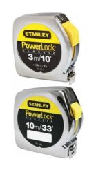 STANLEY 0-33-158  Metr svinovací 5m Powerlock PVC - Stanley Powerlock svinovac metr BladeArmor 5m/16' pouzdro z ABS materilu 

